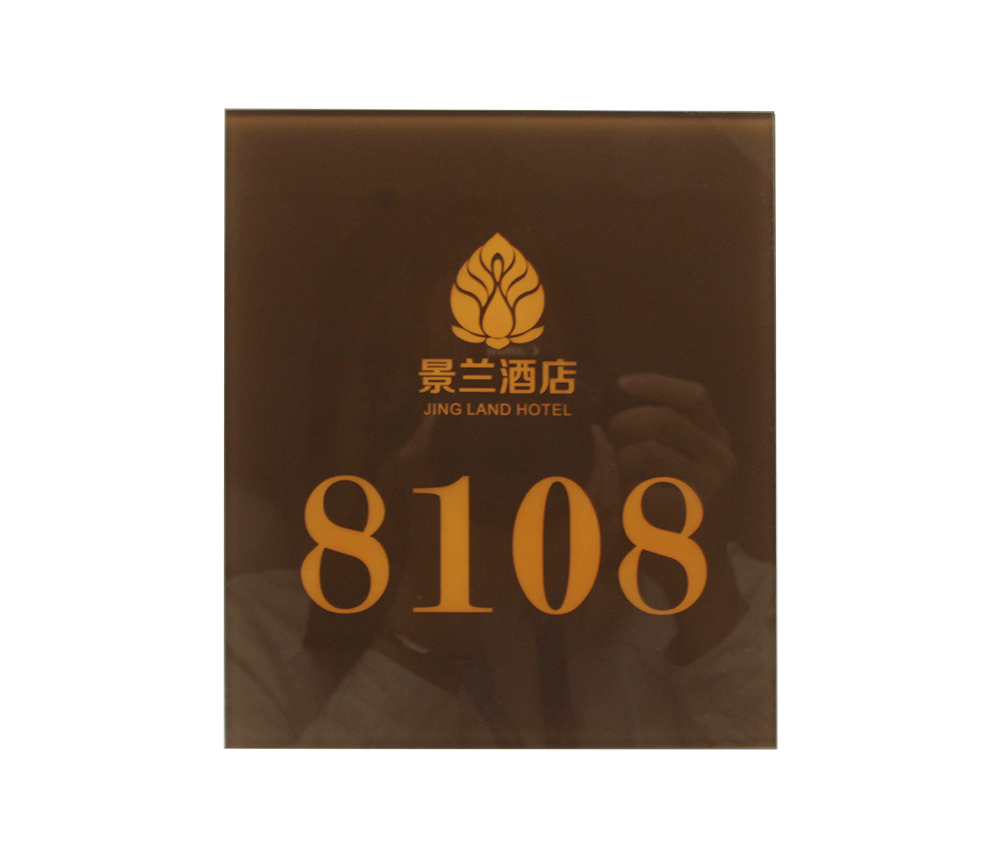 玻璃發(fā)光門牌