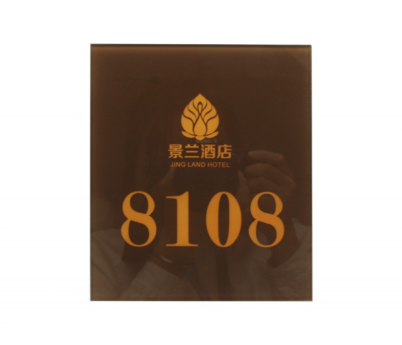 玻璃發(fā)光門牌