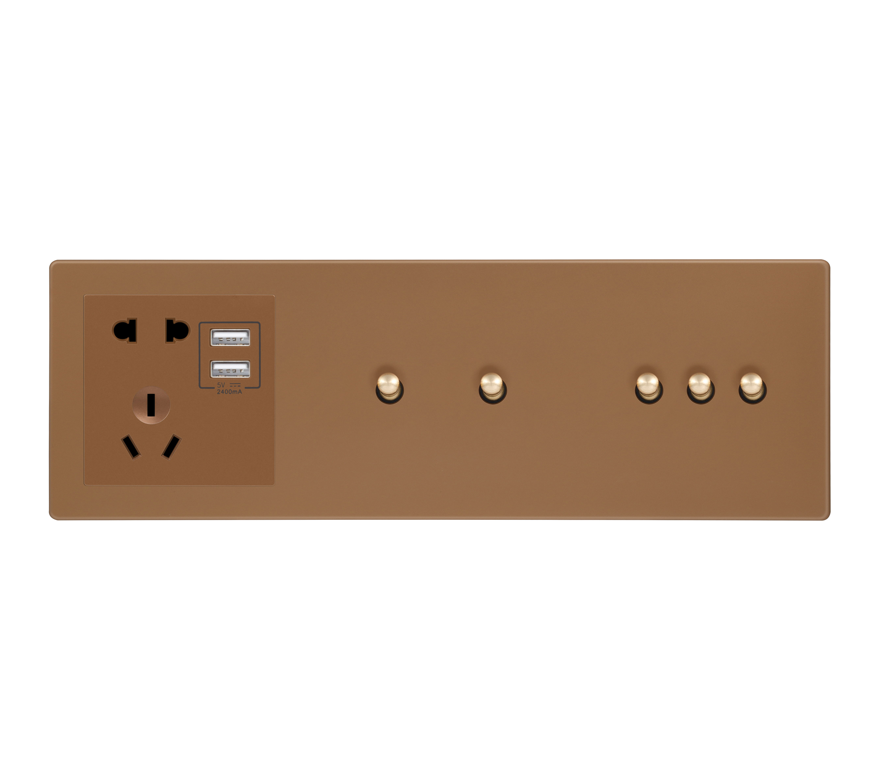 五孔USB+二開+三開